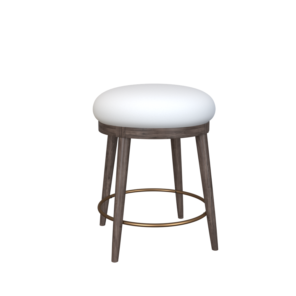 Upholstered Swivel Counter Stool Coley Home