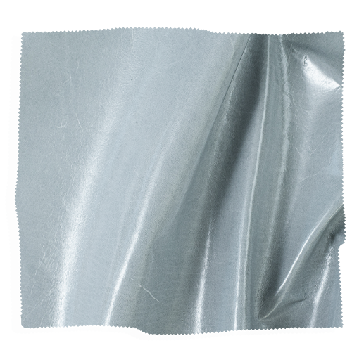 Coley Home fabric swatch in light blue, showcasing a satin-like texture and elegant sheen.