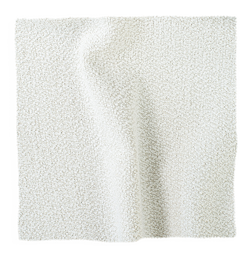 Coley Home white fabric swatch with textured pattern.