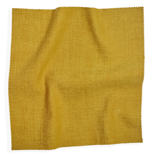 Golden fabric swatch from Coley Home, showcasing texture and color.