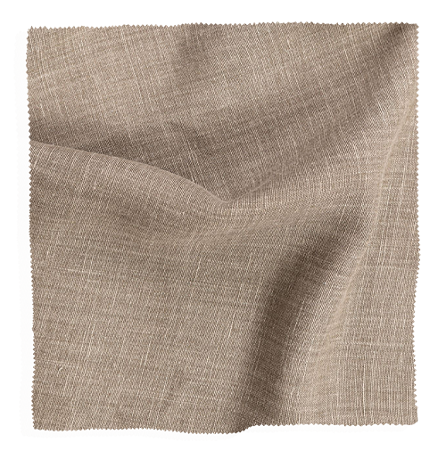 Beige fabric swatch from Coley Home.com with a textured linen finish.