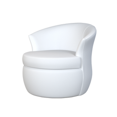 Custom Upholstered Swivel Chair