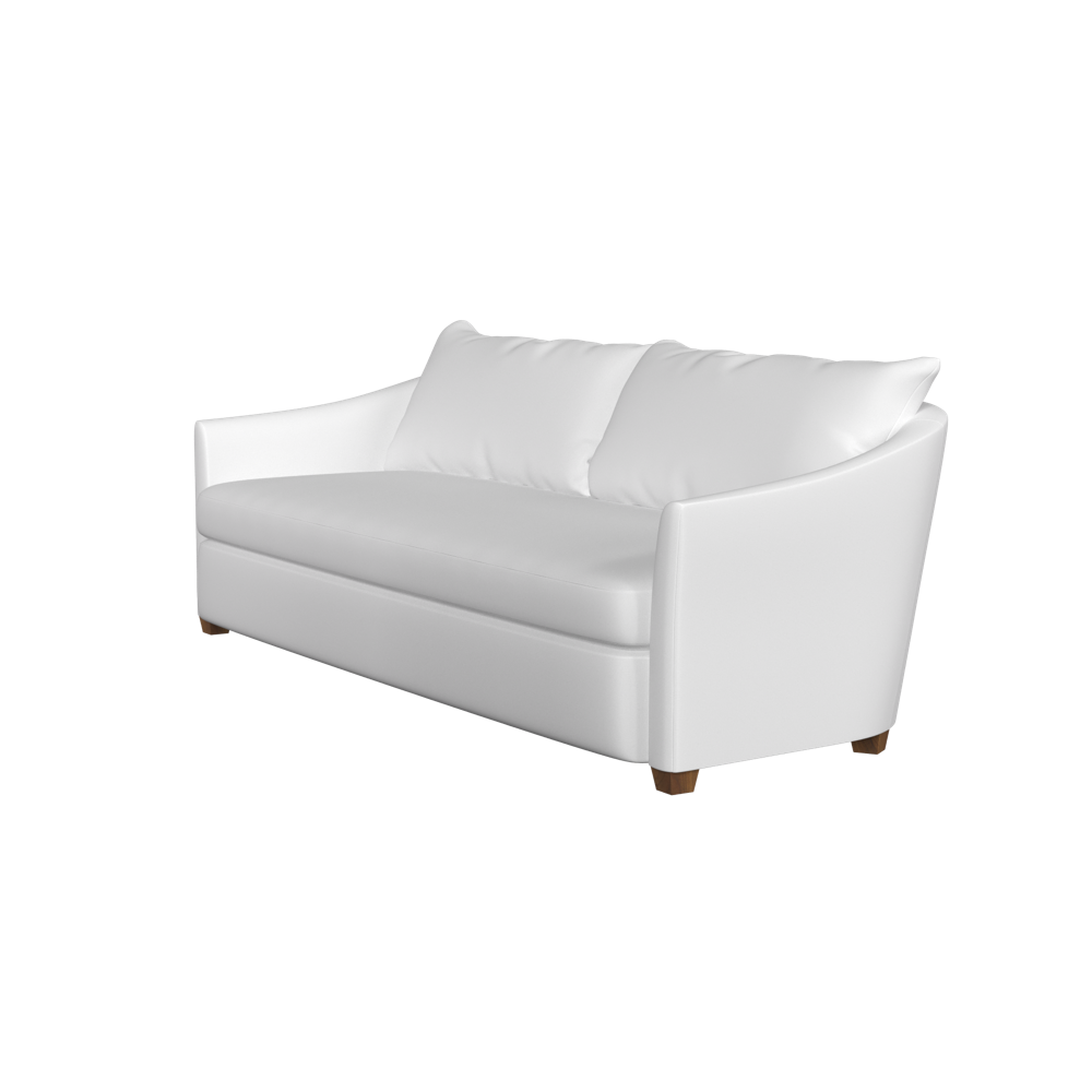 Custom Upholstered Pillow Back Sofa Coley Home