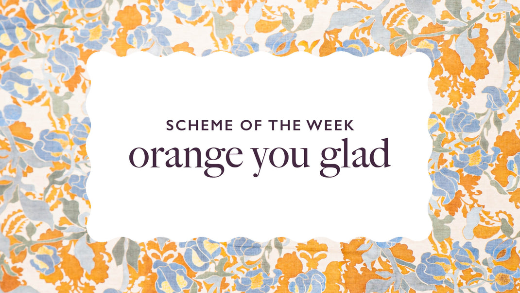 Scheme of the Week: Orange You Glad
