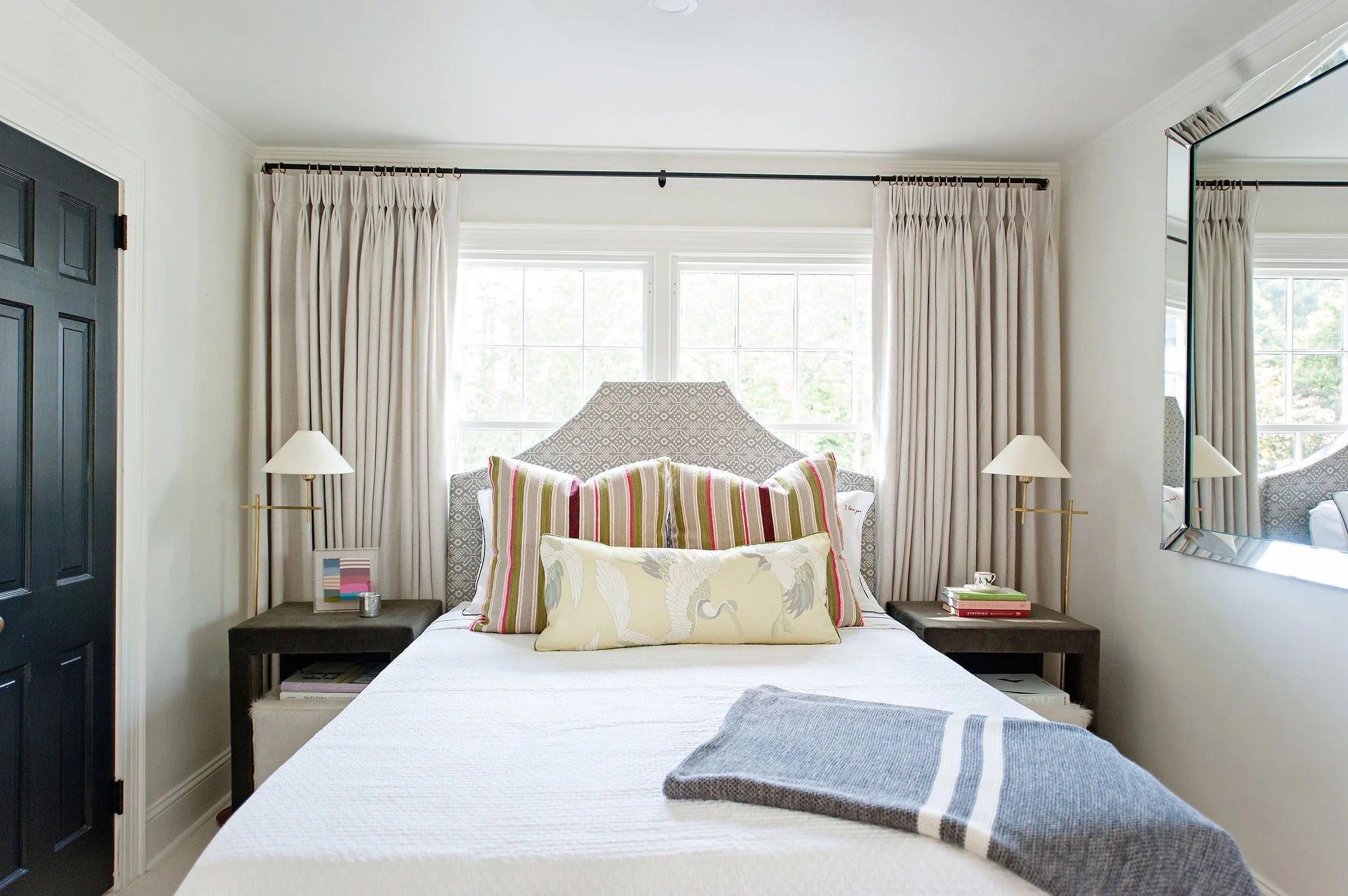 Custom Upholstered Bolster Pillow Coley Home