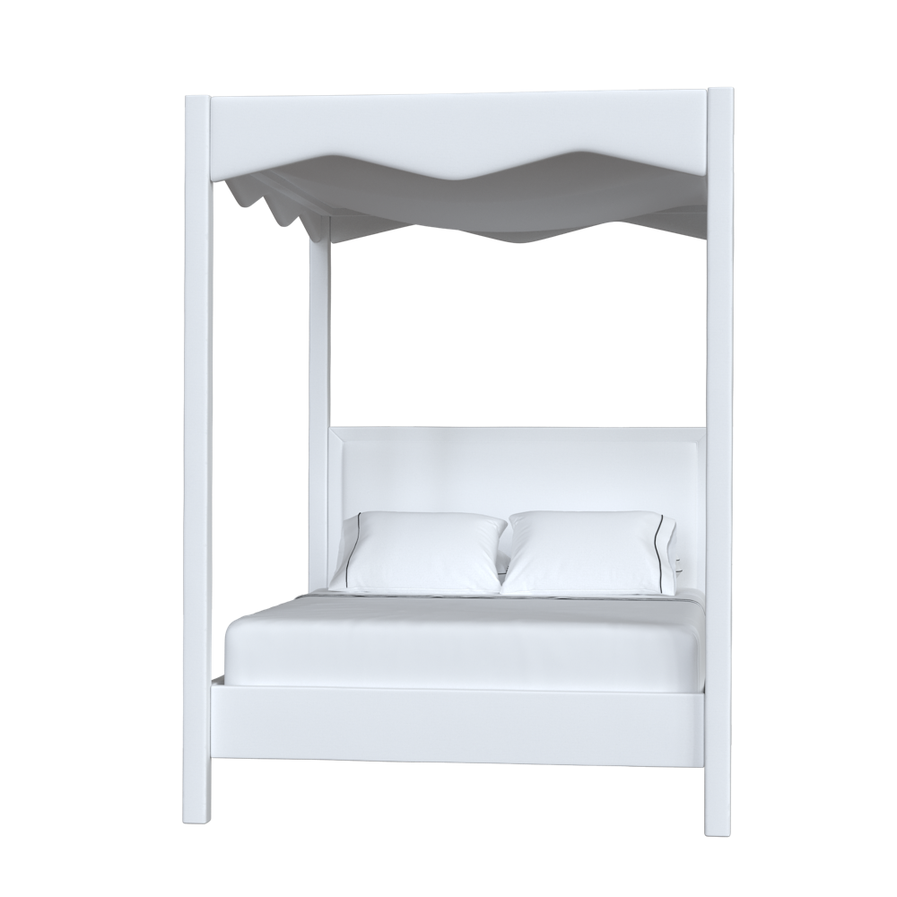 Custom Upholstered Canopy Bed Coley Home
