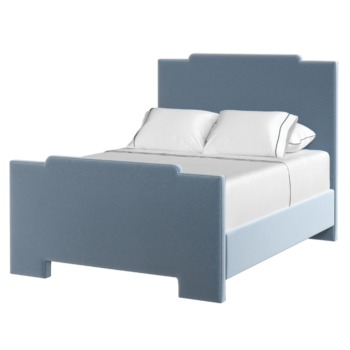 Square Bed Example Upholstered Square Bed Frame– Coley Home
