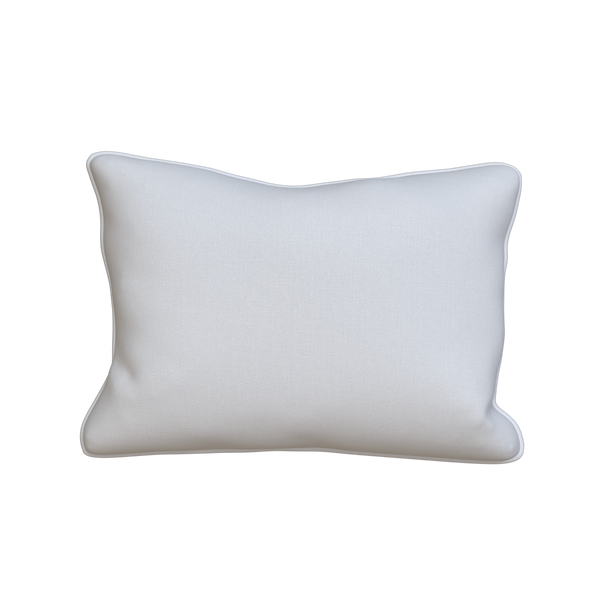 White throw pillow from Coley Home featuring a simple, elegant design.