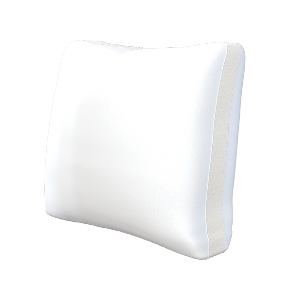Coley Home decorative pillow in white fabric.