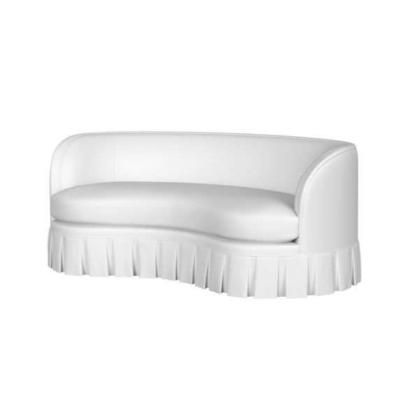The Box Pleated Bennett Settee