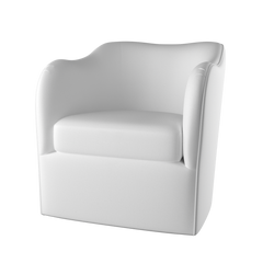 Custom Upholstered Swivel Chair