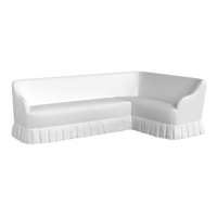 The Box Pleated Eloise Corner Banquette
