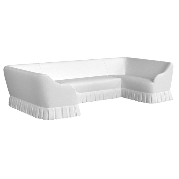 The Box Pleated Eloise U Banquette