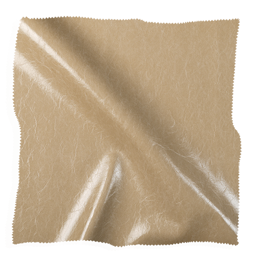 Beige vegan leather fabric swatch from Coley Home. Ideal for upholstery and home decor projects.