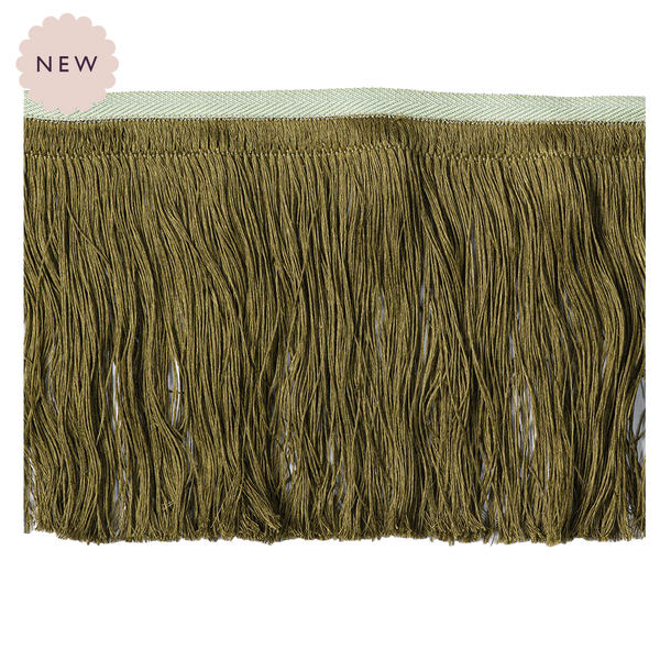 Linen Fringe, Olive