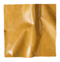 Coley Home fabric swatch in mustard leather texture.