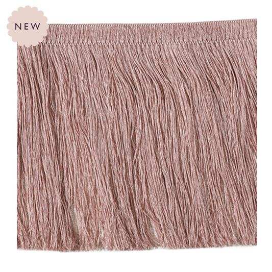 Linen Fringe, Blush