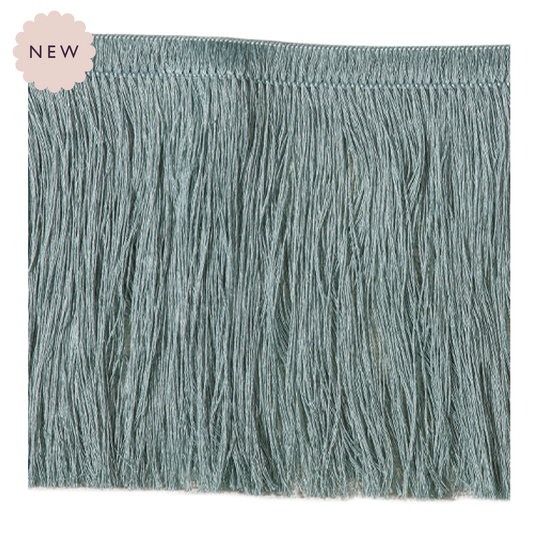 Linen Fringe, Light Blue
