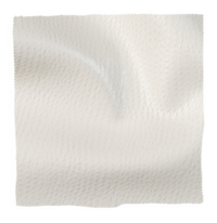 White fabric swatch from Coley Home showcasing texture up close.