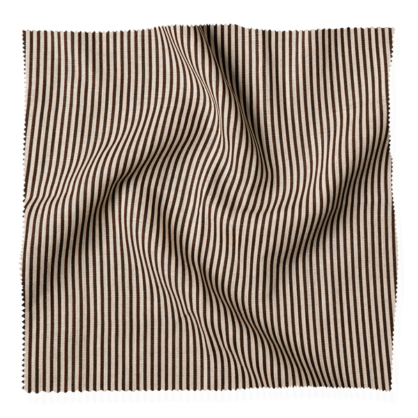 Pinstripe, Chocolate Cut Yardage