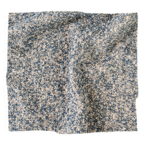 Coley Home fabric swatch in blue and beige textured pattern.