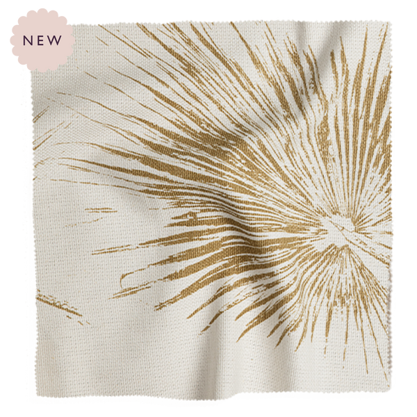Sea Fan, Ochre Cut Yardage