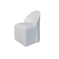 Coley Home white slipcovered chair with elegant design.