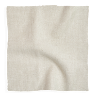 Fabric swatch from Coley Home.com in natural beige, showcasing texture and material quality.
