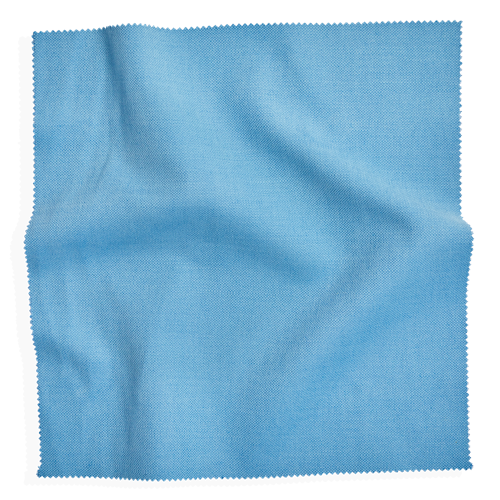 Blue fabric swatch from Coley Home, showcasing material texture and color.