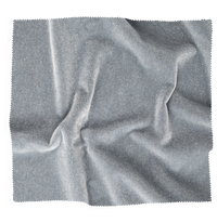 Silver fabric swatch from Coley Home showing texture and color.