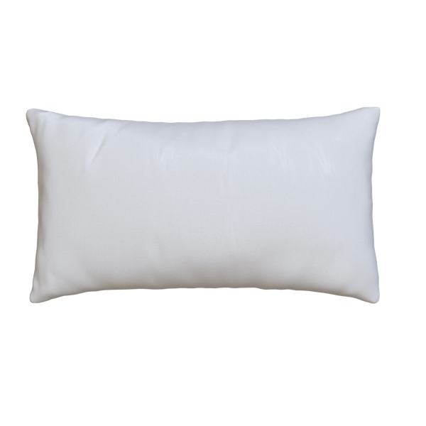 White rectangular pillow from Coley Home, showcasing soft and elegant design for a cozy living space.