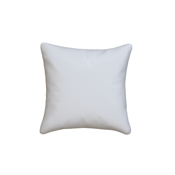 Coley Home pillow in white fabric.