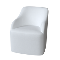 Coley Home chair with modern white design, stylish addition to any room.