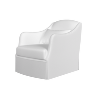 Coley Home comfortable white armchair with sleek design.