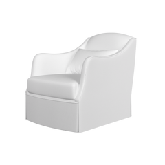 Custom Upholstered Swivel Chair